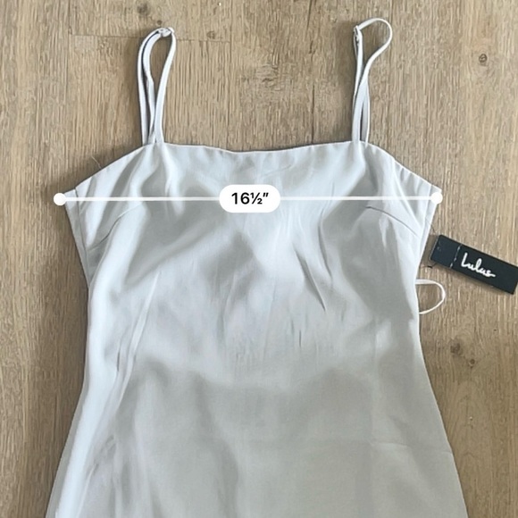 NWT Lulus Toast to Life Mini Dress – ’90s Coquette Minimalist Soft Girl Romantic - Picture 10 of 13